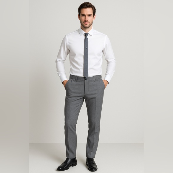 Men's Gray Pants - Picture 1 of 5